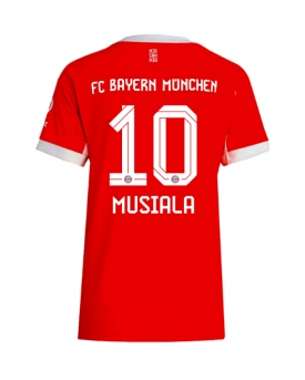 Billige Fotballdrakt Bayern Munich Jamal Musiala #10 Replika Hjemmedrakt Dame 2025-26 Kortermet Billige Fotballdrakt Bayern Munich Jamal Musiala #10 Replika Hjemmedrakt Dame 2025-26 Kortermet